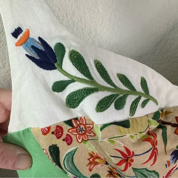 NWT FARM RIO DELICATE FLORAL STRIPES MAXI DRESS SZ S - Picture 6 of 12